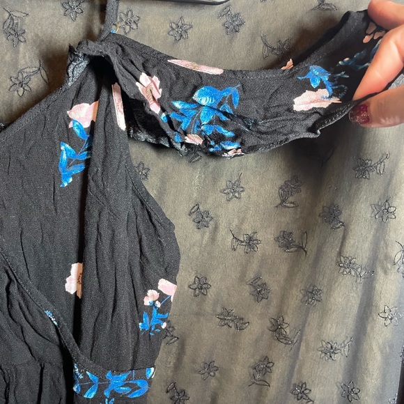 Jumper with jump coat to feet and off the shoulder sleeves v neck zip back xl - Picture 6 of 7